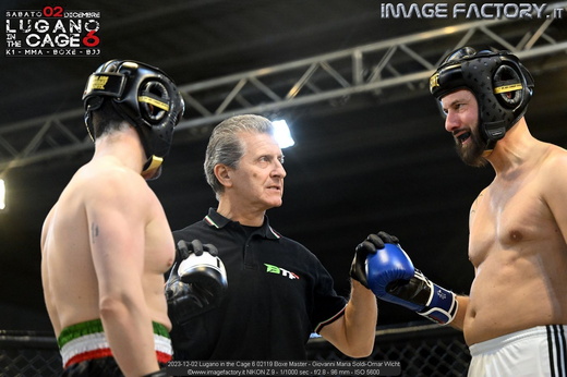 2023-12-02 Lugano in the Cage 6 02119 Boxe Master - Giovanni Maria Soldi-Omar Wicht